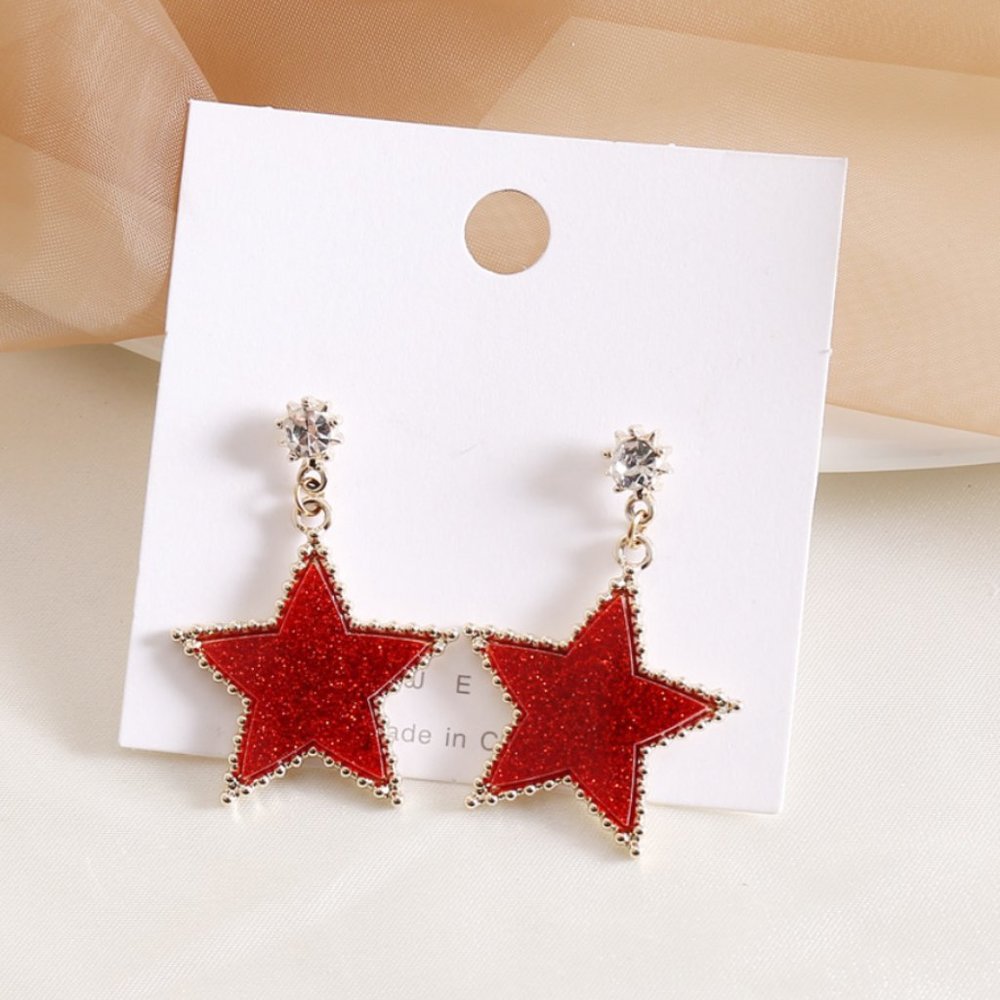 Star Drop Earrings